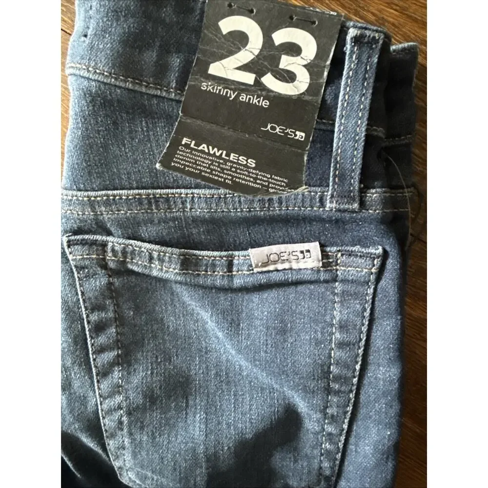 Joe’s Jeans Flawless Women 23 Tabitha Skinny Ankle Cotton Stretch NWT $168